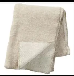 Klippanクリッパン ウールストールブランケットベージュ北欧　ショール