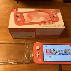 Switch lite コーラル　使用頻度低め商品