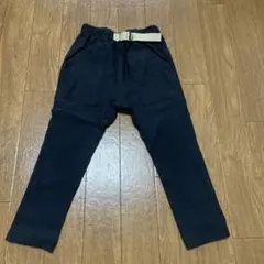 【ZOZO購入】SKÄPE ブラックパンツ 100cm ウエストベルト付き