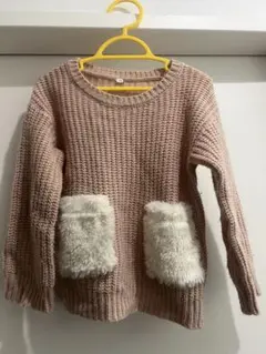 ピンク ニットセーター サイズ110