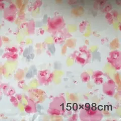 カーテン生地　はぎれ　花柄　150×98cm