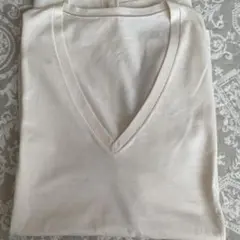 ROPEマドモアゼル⭐️Vネック 半袖Tシャツ ホワイトのサムネイル