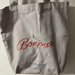 TULLY'SCOFFEEタリーズコーヒーロゴトートバッグ