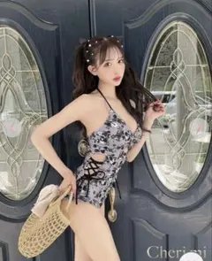 Cheri mi シェリーミー 花柄水着 Mサイズ