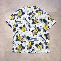 【00s-/XXL】コロンビア PFG 魚柄 アロハシャツ ビッグサイズ 半袖のサムネイル