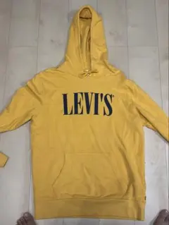 Levi's プルオーバーパーカー イエロー M