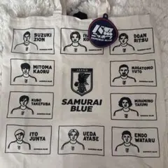 スリーコインズ　サムライブルー　トートバッグ
