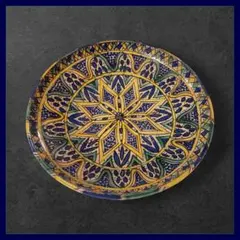 テプシ (Tebsi) 幾何学模様の陶器皿
