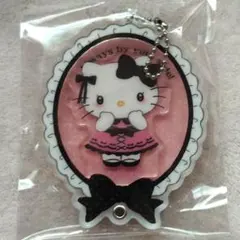 サンリオ カスタムアクリルチャーム ブラックリボン ハローキティ