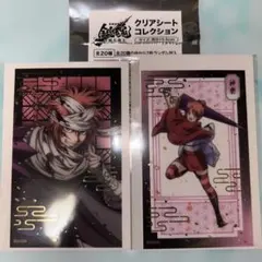 銀魂 吉原大炎上クリアシートコレクション 神威&神楽