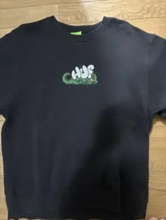 HUF グラフィックプリント 黒 トレーナー