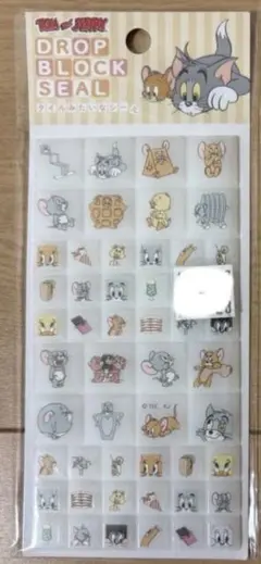 正規品 トムとジェリー ドロップブロックシール タイルシール