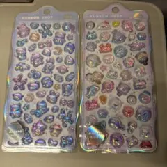 韓国購入　Auroraシリーズ ホログラムシール 2シートセット
