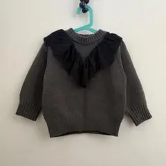 チャオパニックティピー　フリルニット　100〜110 キッズ S セーター