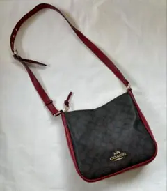 コーチ シグネチャーエリーファイルバッグ 斜めがけ ショルダーバッグ