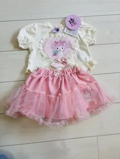 ハローキティ ぬいぐるみ エプロンドレスS 2002年レトロ サンリオ 希少