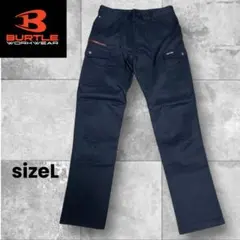 BURTLE バートル 7052 カーゴパンツ ネイビー 作業着 Lサイズ