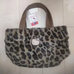 ハローキティ ヒョウ柄 トートバッグ しまむら 日焼け サンリオ