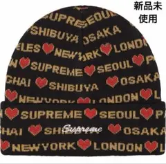 supreme ハートビーニー Supreme シュプリーム 2024AW Hearts Beanie ハートビーニー ニット帽