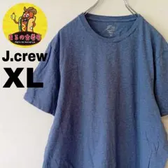 USA古着 J.crew　無地TシャツXL　ブルーのサムネイル