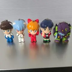 エヴァンゲリオン　ソフビフィギュア　5種類