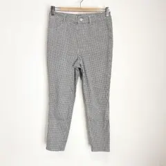 ユニクロ✨ウルトラストレッチハイライズプリントクロップドレギンスパンツ【Ｌ】