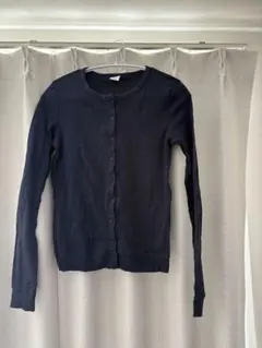 美品　プチバトー　コットンカーディガン　ネイビー