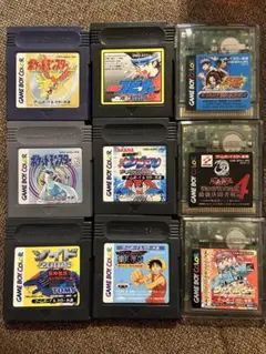 ゲームボーイ カラーソフト ９本セット