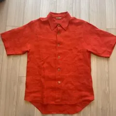 AURALEE LINEN SILK TWEED HALF SLEEVEDシャツのサムネイル