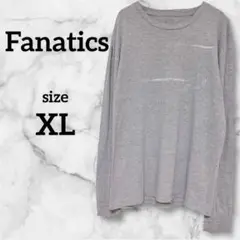 ファナティクス グレー ロンT 長袖Tシャツ Youth XL