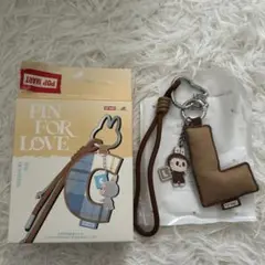 LABUBU PIN FOR LOVE らぶぶ イニシャルペンダント L