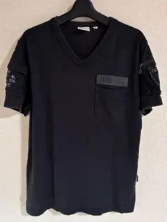 AVIREX アビレックス　ミリタリー　Vネック　Tシャツ　M
