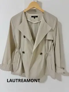 LAUTREAMONT 撥水ショートコート 洗える　ストレッチ　軽い サイズ40