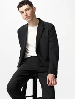 UNIQLO 感動ジャケット　09ブラック　L