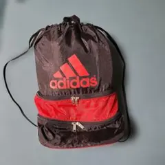 adidas ナイロンバッグ 黒赤