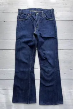 デッドストック 神サイズ 70s LEVIS 646 BIG-E W34 L29 70s Levis リーバイス 646 デニム ビッグE フレア ジーンズ【W34