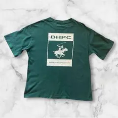 ★即日発送★BHPC Tシャツ L 緑 POLO バックプリント 綿100%のサムネイル