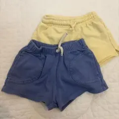 青と黄色のパンツ2色セット