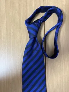 dunhill 青黒ストライプ ネクタイ