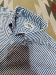 レインスプーナー70s シアサッカーシャツ　乳首タグ　ビンテージ