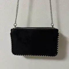 かず様専用ZARAザラボールチェーン　スエード ショルダーバッグ