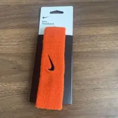 NIKE ヘアバンド　オレンジ　新品未使用