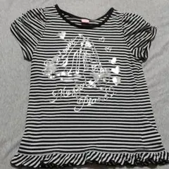 メゾピアノ Tシャツ 140 ボーダー