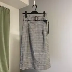 vis＊チェックスカート