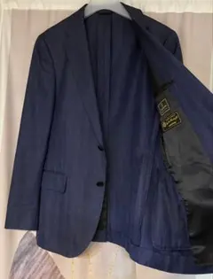 LARDINI ラルディーニ ジャケット 52 ネイビー チェック イタリア製