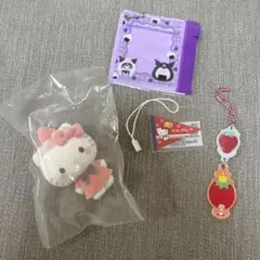 サンリオ　おともだちどーる２　 ハローキティ クロミミニポーチチャーム付き