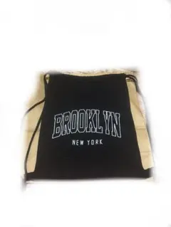 BROOKLYN NEW YORK ナップサック ブラックのサムネイル