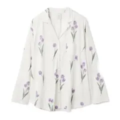 【新品未使用】gelato pique チューリップ柄シャツ ルームウェアのサムネイル