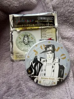ジョジョワールド 75mmホログラム缶バッジコレクション ジョルノ