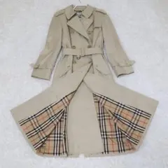 超極美品✨ 着丈110 ✨バーバリー✨ロングトレンチコート ノバチェック